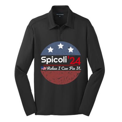 Spicoli 24 Relax I Can Fix It Silk Touch Performance Long Sleeve Polo