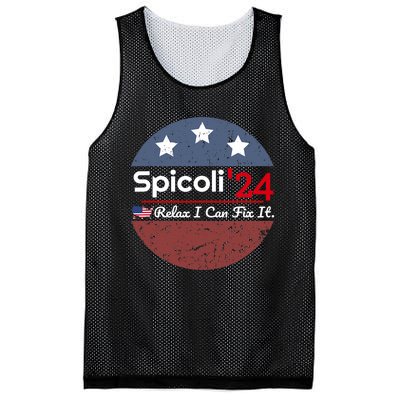 Spicoli 24 Relax I Can Fix It Mesh Reversible Basketball Jersey Tank