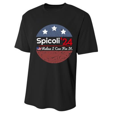 Spicoli 24 Relax I Can Fix It Performance Sprint T-Shirt