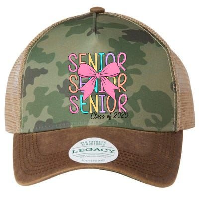 Senior 2025 Retro Graduation Class Of 2025 Legacy Tie Dye Trucker Hat