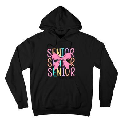 Senior 2025 Retro Graduation Class Of 2025 Tall Hoodie
