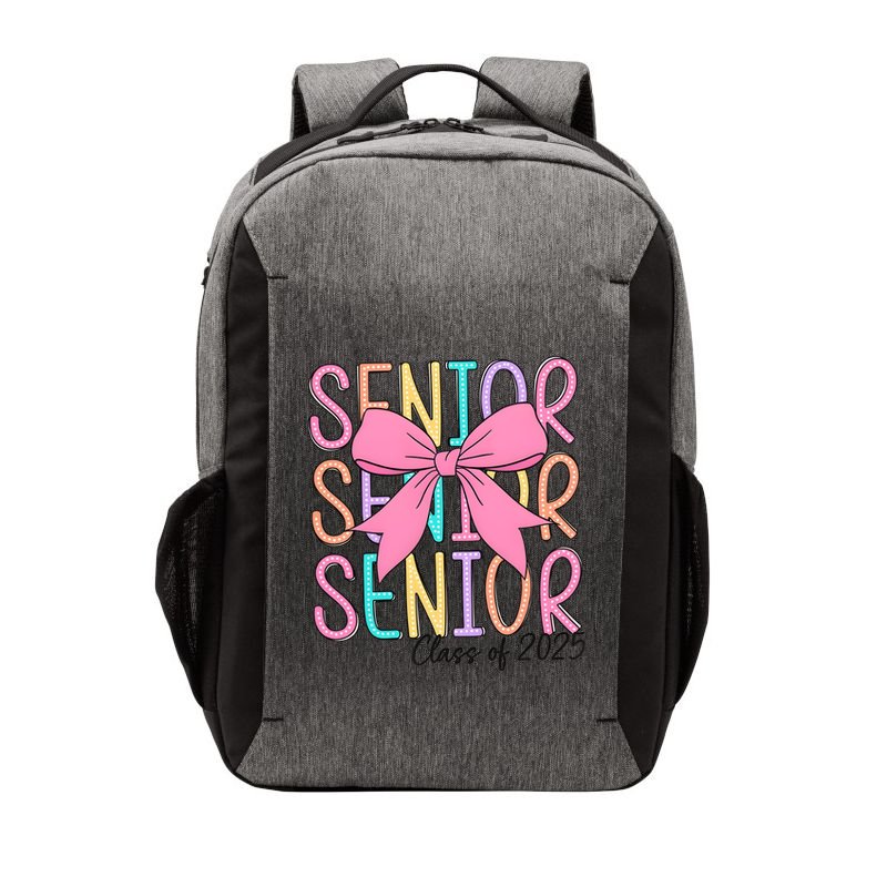 Senior 2025 Retro Graduation Class Of 2025 Vector Backpack