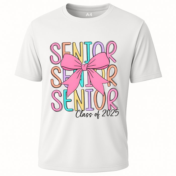 Senior 2025 Retro Graduation Class Of 2025 Cooling Performance Crew T-Shirt