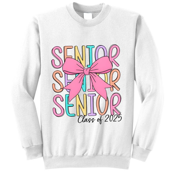 Senior 2025 Retro Graduation Class Of 2025 Sweatshirt