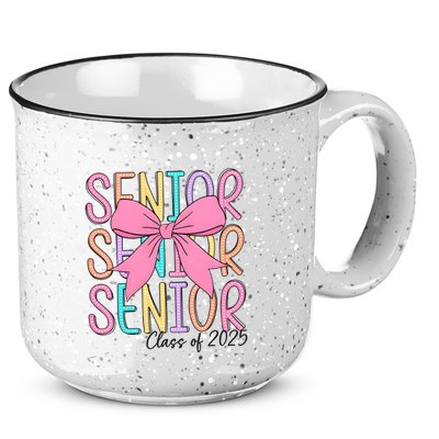 Senior 2025 Retro Graduation Class Of 2025 15oz Campfire Ceramic Mug