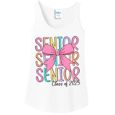 Senior 2025 Retro Graduation Class Of 2025 Ladies Essential Tank