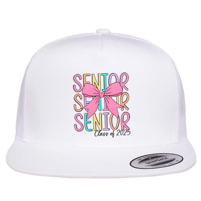 Senior 2025 Retro Graduation Class Of 2025 Flatbill Hat