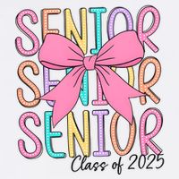 Senior 2025 Retro Graduation Class Of 2025 Flatbill Hat