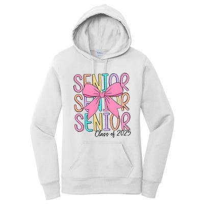 Senior 2025 Retro Graduation Class Of 2025 Women's Pullover Hoodie