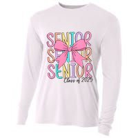 Senior 2025 Retro Graduation Class Of 2025 Cooling Performance Long Sleeve Crew