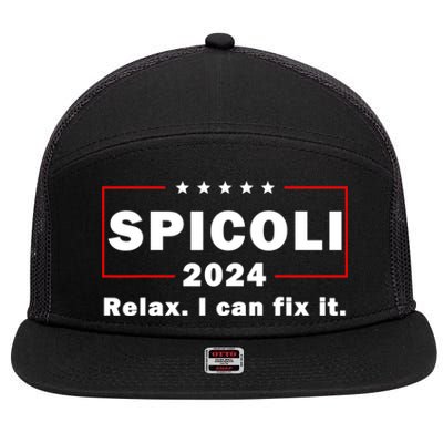 Spicoli 2024 relax I can fix it 7 Panel Mesh Trucker Snapback Hat