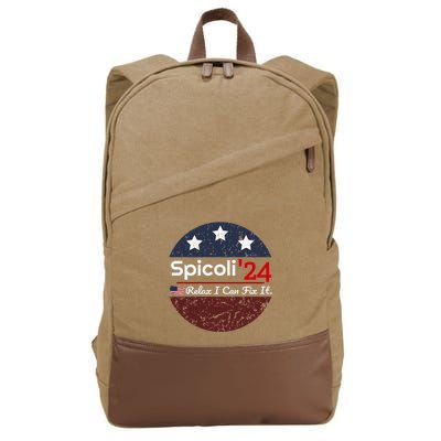 Spicoli 24 Relax I Can Fix It Cotton Canvas Backpack