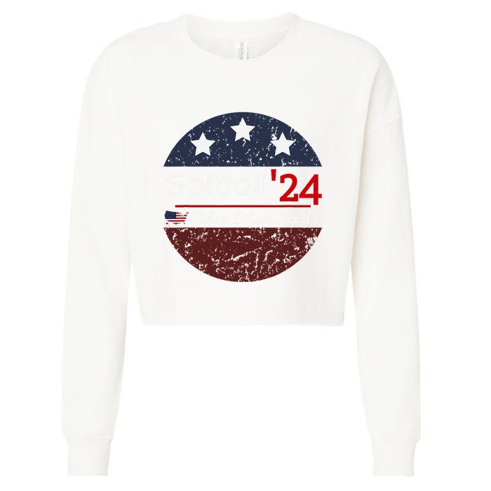 Spicoli 24 Relax I Can Fix It Cropped Pullover Crew