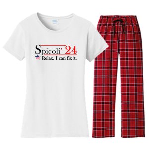 Spicoli 2024 Relax I Can Fix It Women's Flannel Pajama Set