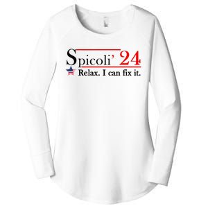 Spicoli 2024 Relax I Can Fix It Women's Perfect Tri Tunic Long Sleeve Shirt