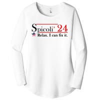 Spicoli 2024 Relax I Can Fix It Women's Perfect Tri Tunic Long Sleeve Shirt