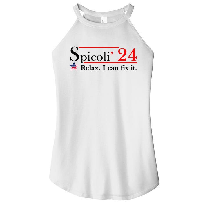 Spicoli 2024 Relax I Can Fix It Women's Perfect Tri Rocker Tank