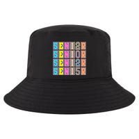 Senior 2025 Retro Checkered Cool Comfort Performance Bucket Hat