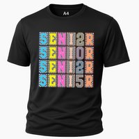 Senior 2025 Retro Checkered Cooling Performance Crew T-Shirt