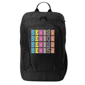 Senior 2025 Retro Checkered City Backpack