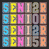 Senior 2025 Retro Checkered 15oz Campfire Ceramic Mug