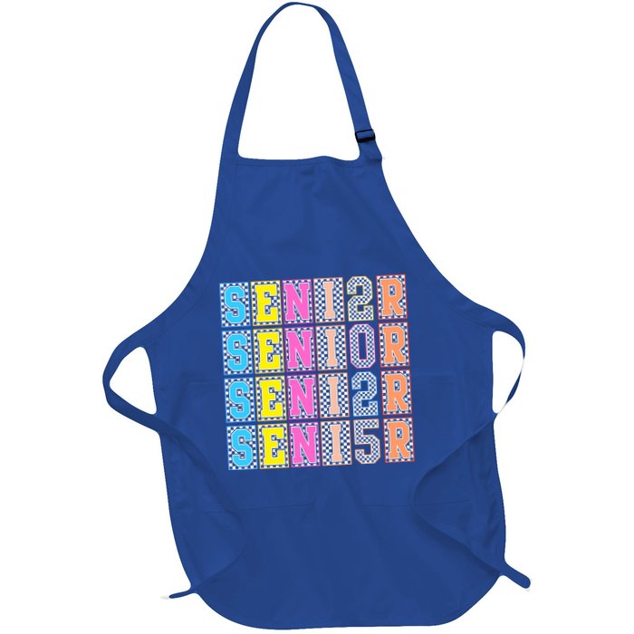 Senior 2025 Retro Checkered Apron