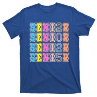 Senior 2025 Retro Checkered T-Shirt