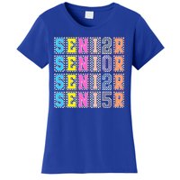 Senior 2025 Retro Checkered Women's T-Shirt