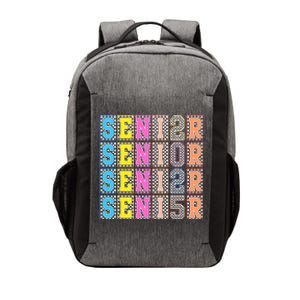 Senior 2025 Retro Checkered Vector Backpack