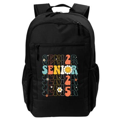 Senior 2025 Retro Groovy Class Of 2025 Graduation Senior 25 Backpack