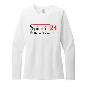 Spicoli 2024 Relax I Can Fix It Womens CVC Long Sleeve Shirt