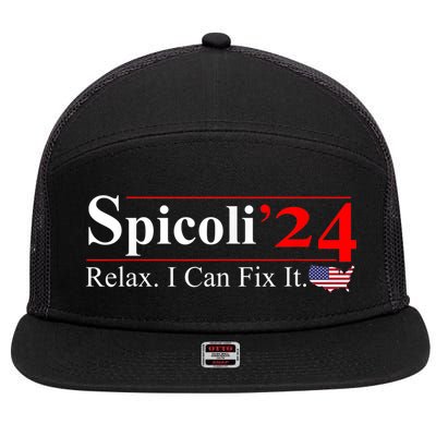 Spicoli 2024 Relax I Can Fix It 7 Panel Mesh Trucker Snapback Hat