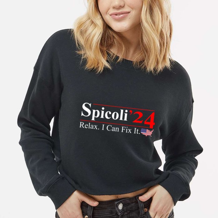 Spicoli 2024 Relax I Can Fix It Cropped Pullover Crew