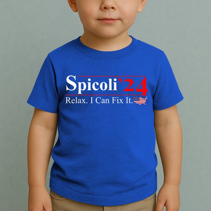 Spicoli 2024 Relax I Can Fix It Toddler T-Shirt