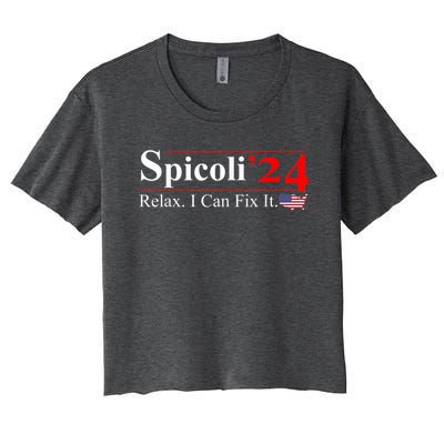 Spicoli 2024 Relax I Can Fix It Women's Crop Top Tee