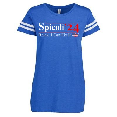 Spicoli 2024 Relax I Can Fix It Enza Ladies Jersey Football T-Shirt