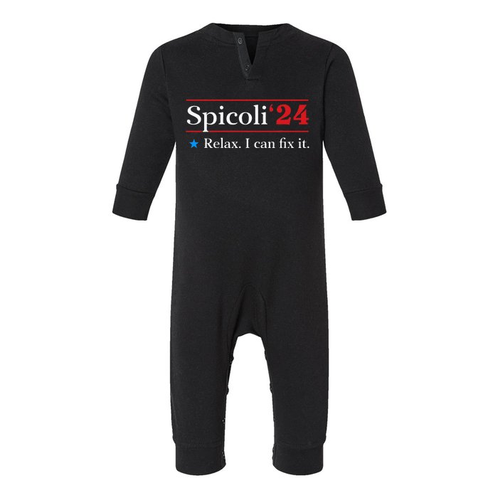 Spicoli 2024 Relax I Can Fix It Infant Fleece One Piece