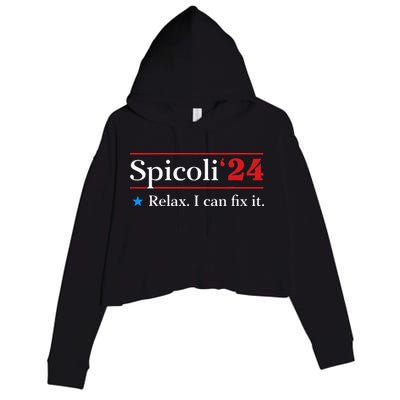 Spicoli 2024 Relax I Can Fix It Crop Fleece Hoodie
