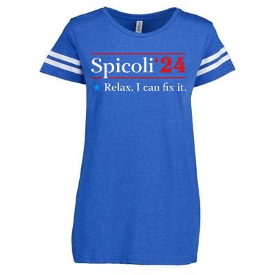 Spicoli 2024 Relax I Can Fix It Enza Ladies Jersey Football T-Shirt