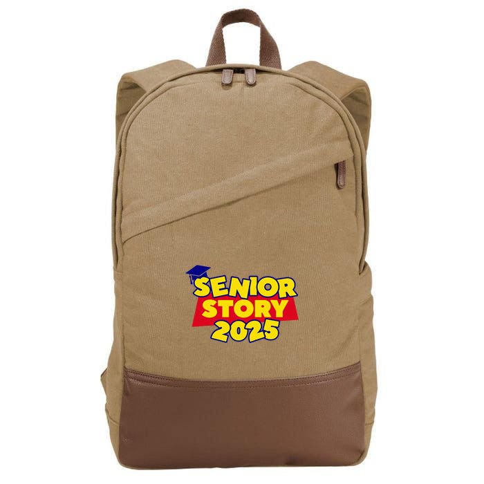 Senior 2025 Story Class Of 2025 Back To School 2025 Cotton Canvas Backpack