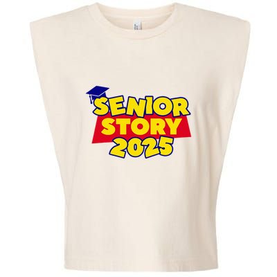Senior 2025 Story Class Of 2025 Back To School 2025 Garment-Dyed Women's Muscle Tee