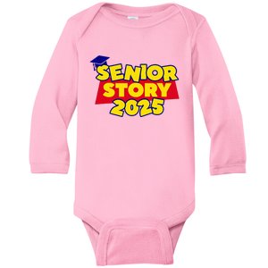 Senior 2025 Story Class Of 2025 Back To School 2025 Baby Long Sleeve Bodysuit