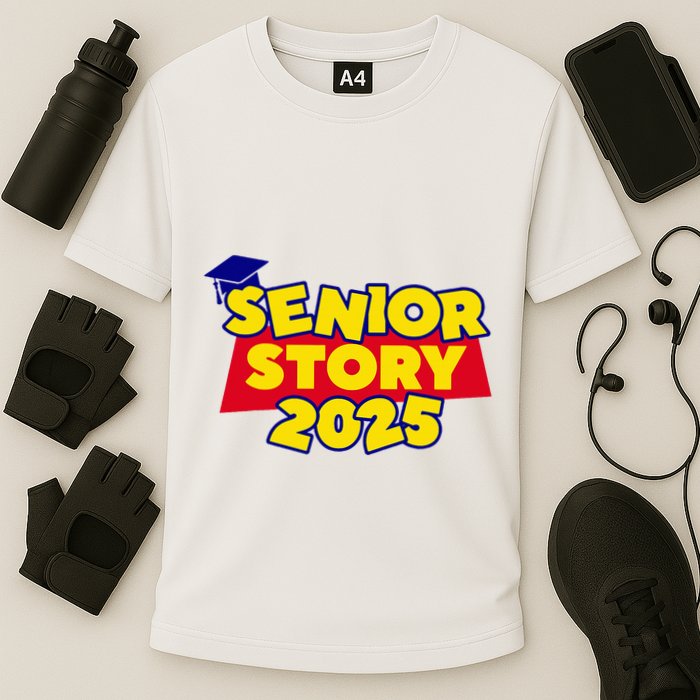 Senior 2025 Story Class Of 2025 Back To School 2025 Performance Shirt