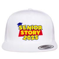 Senior 2025 Story Class Of 2025 Back To School 2025 Flat Bill Trucker Hat
