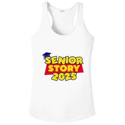 Senior 2025 Story Class Of 2025 Back To School 2025 Ladies PosiCharge Competitor Racerback Tank