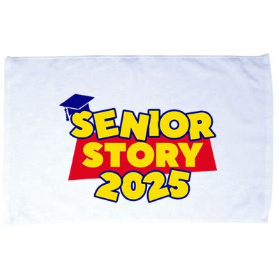 Senior 2025 Story Class Of 2025 Back To School 2025 Microfiber Hand Towel