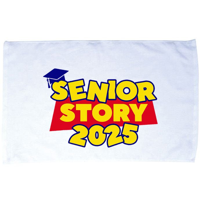 Senior 2025 Story Class Of 2025 Back To School 2025 Microfiber Hand Towel