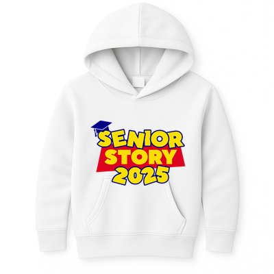 Senior 2025 Story Class Of 2025 Back To School 2025 Kids Hoodie