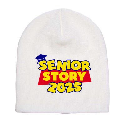 Senior 2025 Story Class Of 2025 Back To School 2025 Short Acrylic Beanie