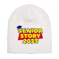 Senior 2025 Story Class Of 2025 Back To School 2025 Short Acrylic Beanie